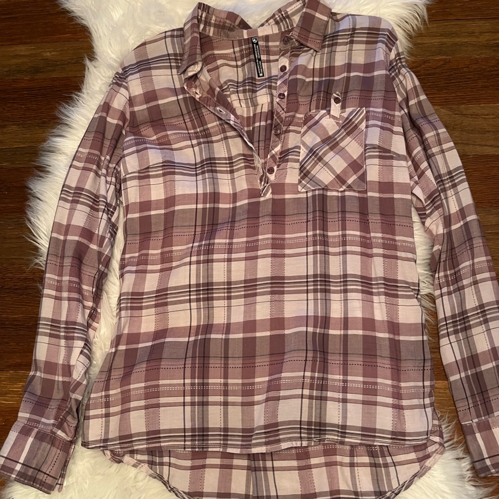 Kuhl Womens Plaid Button-Up shirt